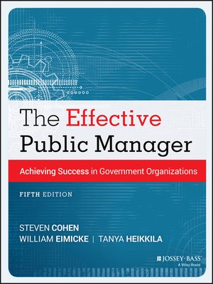 cover image of The Effective Public Manager